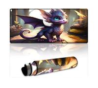 Tapis de Souris avec dégradé Aurora Enveloppant la Zone du Clavier pour Un positionnement précis sans Glissement Bord verrouillé pour Une résistance aux Rayures et sans gondolage Conception