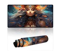 Tapis de Souris avec dégradé Aurora Enveloppant la Zone du Clavier pour Un positionnement précis sans Glissement Bord verrouillé pour Une résistance aux Rayures et sans gondolage Conception