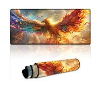 Tapis de Souris avec dégradé Aurora Enveloppant la Zone du Clavier pour Un positionnement précis sans Glissement Bord verrouillé pour Une résistance aux Rayures et sans gondolage Conception
