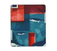 Tapis de souris avec repose-poignet - Aspect abstrait de l'architecture - Tapis de bureau et de jeu personnalisé unique pour un confort et un style améliorés