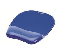 Fellowes gel crystal - tapis de souris avec repose-poignets