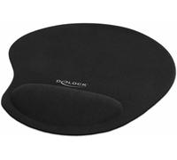 Tapis de souris avec repose-poignet Delock 12040 noir