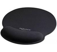 Tapis de souris avec repose-poignet Delock 12559 noir