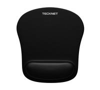 Tapis de souris avec support de poignet TECKNET Tapis de souris de jeu ergonomique Soulagement de la douleur Tapis de souris portable confortable