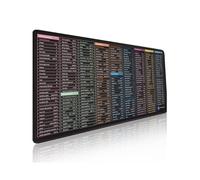 Tapis de Souris avec Touches de Raccourci en Langue Étrangère, Touche de Raccourci en Anglais 23, Tapis de Bureau Extra Large, Tapis de Souris 400 X