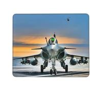 Tapis de souris avion avec bords cousus, base en caoutchouc antidérapant, friction de surface modérée, tapis de souris antidérapant pour ordinateurs, ordinateurs portables, bureau et maison