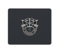Tapis De Souris Badge of Special Forces Print Mousepad Parfait Mouse Pad Doux Tapis De Bureau pour Claviers Table Voyage 25X30CM