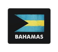 Tapis De Souris Bahamas Flag Mouse Pad Antidérapante sous-Main Résistant Aux Eclaboussures Tapis Souris pour Ordinateur Bureau Jeu M