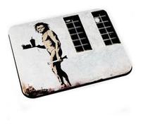 Tapis de souris Banksy cro magnon fast food graffiti street art G