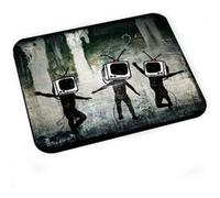 Tapis de souris Banksy tv heads street art graffiti G