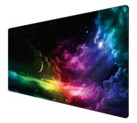 Tapis de souris Benvo Extended - Grand tapis de souris de jeu - 354 x 157 x 0,12 pouces - Tapis de souris antid rapant - Base en caoutchouc et bo
