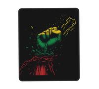 Tapis De Souris Black History Fist Chain sous-Main Parfait Mousepad Doux Tapis De Bureau pour Claviers Travail Voyage 25X30CM