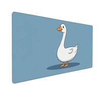 Tapis de Souris Bleu Tapis de Souris XXL 1000x500 mm Canard Mouse Pad avec Surface Imperméable et Base Antidérapante, Convient pour Bureau, l'ordinateur, Améliore la Précision et la Vitesse 2S-470