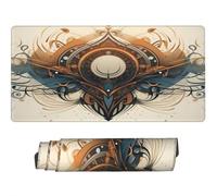 Tapis de Souris Bohème 600x300 mm XXL Tapis Souris Gaming Grand, Mouse Pad Art sous Main Bureau Imperméable et Base en Caoutchouc Antidérapant pour PC, Ordinateur Portable, Maison, Bureau -MP206