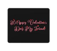 Tapis De Souris, Bonne Fête De l'amour Mon Ami Tapis Souris Portable Gamer Mouse Pad Doux Souris De Gaming pour Ordinateur Bureau 25X30Cm