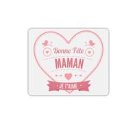 Tapis de souris bonne fête maman coeur rouge