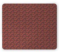 Tapis De Souris Botanique Fleurs Et Feuilles Botanique Rétro Petite Illustration De Flore De Printemps Tapis Souris Lavable Tapis De Souris D'Ordinateur, pour Jeux, Ordinateur Portable, 25x30cm