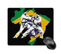 Tapis De Souris Brazilian Jiu-Jitsu Brazil Mouse Pad Imperméable sous-Main Durable Tapis Souris pour Gaming Ordinateur Portable Ordinateur M