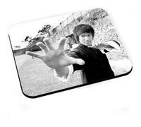 Tapis de souris Bruce lee kung fu arts martiaux noir & blanc hong kong Noir G