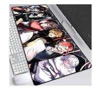 Tapis de souris Bungo Stray Dogs Speed Gaming, tapis de souris XXL Anime, 800x300 mm, tapis de souris extra large avec base en caoutchouc antidérapant, bords cousus de 3 mm, pour ordinateur PC, G