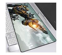 Tapis de souris Bungo Stray Dogs Speed Gaming, tapis de souris XXL Anime, 800x300 mm, tapis de souris extra large avec base en caoutchouc antidérapant, bords cousus de 3 mm, pour ordinateur PC, E