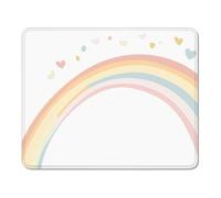 Tapis de Souris Bureau Antidérapant, Mouse Pad 40 x 30 cm en Caoutchouc, Surface Lisse pour Souris Optique et Laser, Lavable pour Travail, PC et Ordinateur Portable - Arc-en-Ciel & Coloré XS#1175