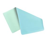 Tapis de Souris Bureau Double Face PU Antidérapant Bleu
