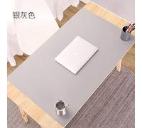 Tapis De Souris Bureau Grand Étudiant Bureau Pad Étude Bureau Pad Tapis De Souris Étanche Protection Des Yeux Résistant À La Saleté Personnalité Créative Simplicité-Gris Argenté_1200X550Mm_3,5 Mm
