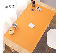 Tapis De Souris Bureau Grand Étudiant Bureau Pad Étude Bureau Pad Tapis De Souris Super Large Étanche Protection Des Yeux Résistant À La Saleté Personnalité Créative Simplicité-Orange_800X500Mm_2,2 Mm