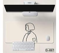 Tapis De Souris Bureau Grand Le Tapis De Souris Est Super Facile Pour Tout Le Monde D'Utiliser Le Bureau Pour Apprendre À Épaissir Le Tapis De Table Simple Et Antidérapant-D-697_900X400Mm_4 Mm