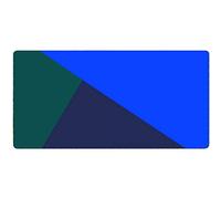 Tapis De Souris Bureau Grand Noir Et Blanc Simple Texture Marbre Surdimensionné Épaissi Bureau Maison Ordinateur Clavier Souris Tapis De Table-Correspondance Géométrique Des Couleurs_800X400Mm