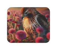Tapis De Souris Buse À Queue Rousse Personnalisé Glissement Facile Tapis De Souris Carré, pour Maison, Jeux, Ordinateur Portable, 25x30cm