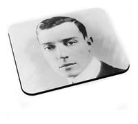 Tapis de souris Buster keaton acteur hollywood retro portrait vintage G