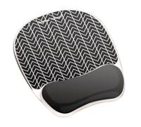 Tapis de souris - c - Repose-poignets en gel - Noir - Matériau gel