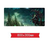 Tapis De Souris Cadeau Warcraft, 800 X 300 X 3 Mm, Base en Caoutchouc Antidérapante, Précision Et Vitesse Optimales, Compatible avec Les Souris Laser Et Optiques, B