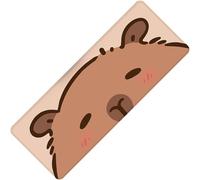 Tapis De Souris Capybara De Dessin Animé Kawaii, Antidérapant, pour Maison, Le Bureau, L'ordinateur, Protection De Bureau, Clavier, Accessoires De Jeu
