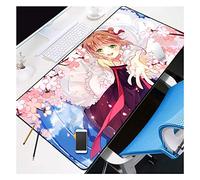 Tapis De Souris Cardcaptor Sakura 900X400Mm, Tapis De Souris Speed Gaming, Grand Tapis De Souris Grand Format XXL avec Base De 3Mm D'Épaisseur, pour Ordinateurs Portables, Pc