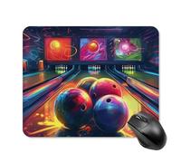 Tapis de souris carré avec base en caoutchouc antidérapant - 20 x 25 cm - Tapis de souris de jeu ultra fin pour ordinateur portable, accessoires de bureau
