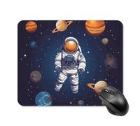 Tapis de souris carré avec base en caoutchouc antidérapant - 20 x 25 cm - Tapis de souris de jeu ultra fin pour ordinateur portable, accessoires de bureau