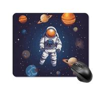 Tapis de souris carré avec base en caoutchouc antidérapant - 25 x 30 cm - Tapis de souris de jeu ultra fin pour ordinateur portable, accessoires de bureau