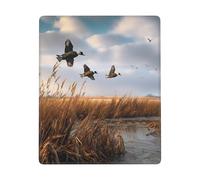 Tapis de souris carré imprimé canard sauvage chasse volant tapis de souris base caoutchouc tapis de souris décoration de la maison tapis de souris ordinateur portable tapis de souris pour bureau
