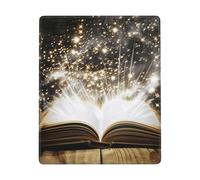 Tapis de souris carré imprimé livre magique, base en caoutchouc, décoration d'intérieur, tapis de souris pour ordinateur portable de bureau, accessoires de bureau