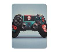 Tapis de souris carré lavable, portable, base en caoutchouc antidérapant, tapis de souris pour console de jeu, tapis de souris imprimé pour ordinateur portable de bureau