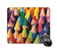 Tapis de souris carré portable avec base en caoutchouc antidérapant 25 x 30 cm, ultra fin, pour ordinateur portable, accessoires de bureau