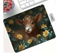 Tapis de Souris Changer la Chanson Fleur, Mini Tapis de Bureau Gaming, Antidérapant et Étanche avec Bords Cousus, Surface Lisse pour la Précision, pour PC Bureau Maison Jeux 400 x 300 x 3mm d0d-166