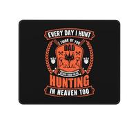 Tapis De Souris Chaque Jour Où Je Chasse, Je Pense À Toi, Papa Tapis De Souris De Jeu Durables Tapis De Souris Gaming Étanche Mouse Pad pour Clavier Ordinateur Souris 25X30Cm