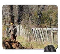 Tapis De Souris, Chasse Au Cerf Fusil De Chasse Camouflage Hunt G-Un Tapis De Souris De Jeu Antidérapante Gamer Mouse Pad Confort sous Main Bureau pour Pc Jeux Ordinateur 25X30Cm