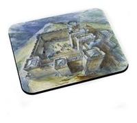 Tapis de souris Chateau fort alan sorrell moyen age chevalier peinture G