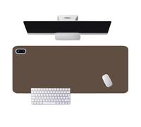 Tapis de souris chauffant avec écran LCD, chauffe-mains d'hiver avec 5 niveaux de température réglables, contrôle intelligent de la température, tapis de souris électrique, tapis de tabl maroon 90*36