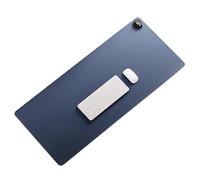 Tapis de Souris Chauffant, Grand Tapis de Bureau en Silicone, Tapis Chauffant Réglable, Chauffe-Mains pour Bureau, Maison ou Bureau Étudiant(Deep Blue)